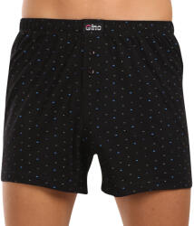 Gino Férfi bő szárú boxeralsók Gino fekete (75204-MxCDBM) M