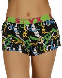 Styx Női bő szárú boxeralsó Styx art sportos gumipánt készült dzsungel (T956) S