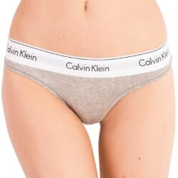 Calvin Klein Női tanga Calvin Klein nagyméretű szürke (QF5117E-020) XXL