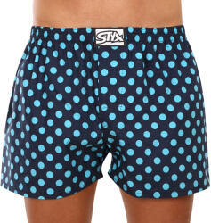 Styx férfi bő szárú boxeralsó Styx art klasszikus gumipánt nagyméretű pöttyös pöttyök (E1651) 4XL