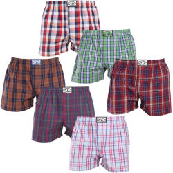 Styx 6PACK férfi bő szárú boxeralsó Styx klasszikus gumipánt többszínű (6A20246836) L