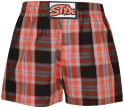 Styx Gyermek bő szárú boxeralsó Styx klasszikus gumipánt többszínű (J1026) 12-14 éves