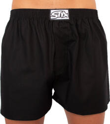 Styx férfi bő szárú boxeralsó Styx klasszikus gumipánt többszínű fekete (E960) 3XL