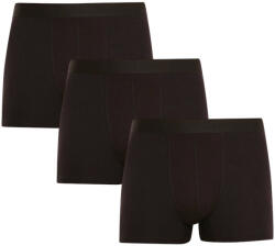 Nedeto 3PACK Férfi boxeralsó Nedeto fekete (3NDTB001) XL
