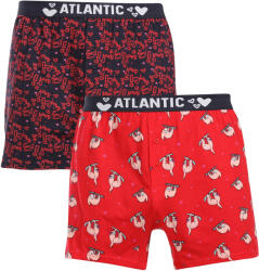 Atlantic 2PACK férfi bő szárú boxeralsó Atlantic többszínű (2GMB-003) L