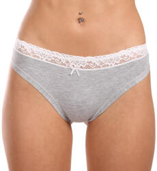 Lovelygirl Női tanga Lovelygirl szürke (8307-grey) XL