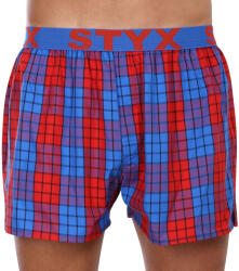Styx Férfi bő szárú boxeralsó Styx sportos gumipánt többszínben (B1001) XL