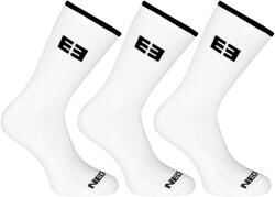 Nedeto 3PACK zokni Nedeto sport magas fehér (3NOB3) XL