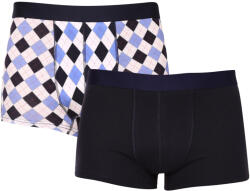 Molvy 2PACK Férfi boxeralsó Molvy többszínű (MP-1069-BEU) XL