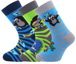 BOMA 3PACK Gyermek zokni Boma kék (Krtek-Mix 2) 25/29
