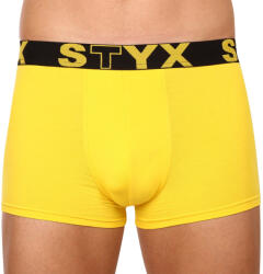 Styx Férfi boxeralsó Styx sportos gumipánt sárga (G1068) M