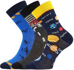 BOMA 3PACK gyermek zokni Boma többszínű (057-21-43XII-mix-B) 39/42