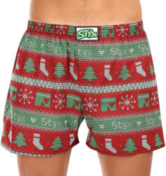 Styx férfi bő szárú boxeralsók Styx art klasszikus gumipánt nagyméretű karácsonyi kötött (E1658) 5XL