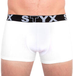 Styx Férfi boxeralsó Styx sportos gumipánt nagyméretű fehér (R1061) 4XL