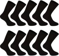Nedeto 10PACK zokni Nedeto magas bambusz fekete (10NDTP001) L