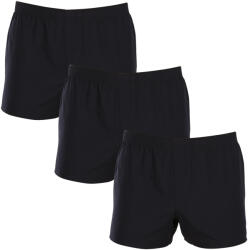 Nedeto 3PACK férfi bő szárú boxeralsó Nedeto sötétkék (3NDTT002) S