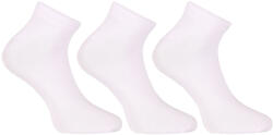 Nedeto 3PACK zokni Nedeto alacsony bambusz fehér (3PBN02) L