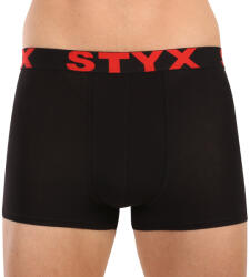Styx Férfi boxeralsó Styx sportos gumipánt fekete (G4960) S