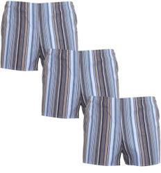 Foltýn 3PACK klasszikus férfi bő szárú boxeralsók többszínű Foltýn M