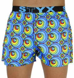 Styx Férfi bő szárú boxeralsó Styx art sportos gumipánt gyűrűk (B1151) L