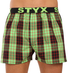 Styx Férfi bő szárú boxeralsó Styx sportos gumipánt többszínben (B1105) XL