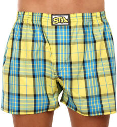 Styx Férfi bő szárú boxeralsó Styx klasszikus gumipánt többszínű nagyméretű (E1002) 4XL
