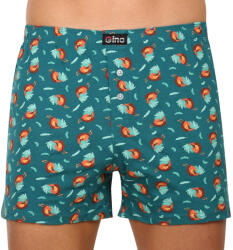 Gino Férfi bő szárú boxeralsók Gino zöld (75182) XL