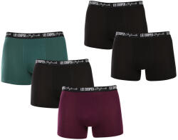 Lee Cooper 5PACK Férfi boxeralsó Lee Cooper többszínű (PO41013-1) M