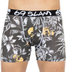 69SLAM Férfi boxeralsó 69SLAM fit bambusz vadaskert (MPBWGN-BB) XS