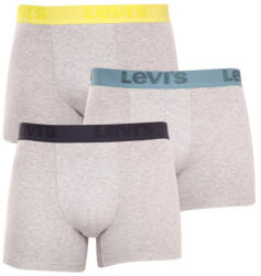 Levi's 3PACK Férfi boxeralsó Levis szürke (905045001 015) L