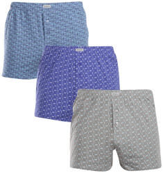 Andrie 3PACK férfi bő szárú boxeralsók Andrie többszínű (PS 5820) M