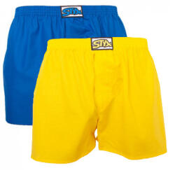 Styx Segély Ukrajnának - 2PACK férfi bő szárú boxeralsóok Styx XL