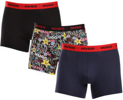 HUGO 3PACK Férfi boxeralsó HUGO többszínű (50517887 979) XXL