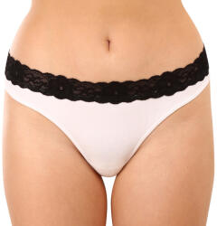 Styx Női tanga Styx fehér csipkével (ITK1061) XL