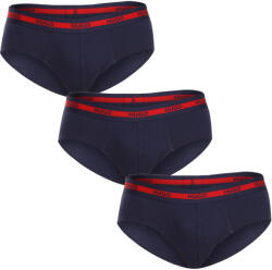 HUGO 3PACK férfi slipek HUGO kék (50503100 411) L