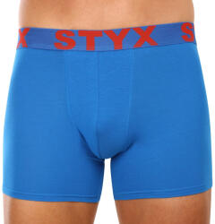 Styx Férfi boxeralsó Styx hosszú sportos gumipánt kék (U1167) XXL