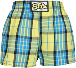 Styx Gyermek bő szárú boxeralsó Styx klasszikus gumipánt többszínű (J1002) 12-14 éves