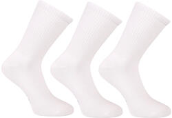Benysøn 3PACK fehér Benysøn hosszú zokni (B-6202) M