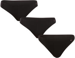 Tommy Hilfiger 3PACK Fekete Tommy Hilfiger női tanga (UW0UW05752 0V6) XS