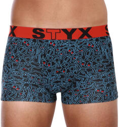 Styx Férfi boxeralsó Styx művészet sportos gumipánt nagyméretű firkálás (R1256) 3XL