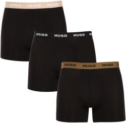HUGO 3PACK férfi boxeralsó HUGO fekete (50532613 987) S