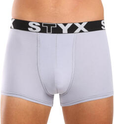 Styx Férfi boxeralsó Styx sportos gumipánt világosszürke (G1062) XXL