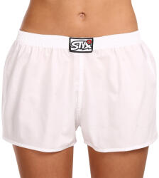 Styx női bő szárú boxeralsók Styx klasszikus gumipánt fehér (K1061) XL