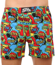 Styx férfi bő szárú boxeralsó Styx prémium art klasszikus gumipánt boom (AP955) XXL