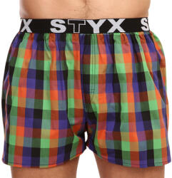 Styx Férfi bő szárú boxeralsó Styx sportos gumipánt többszínben (B912) XL