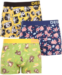 Dedoles 3PACK Vidám férfi boxeralsó Dedoles (GMMT0936381) L