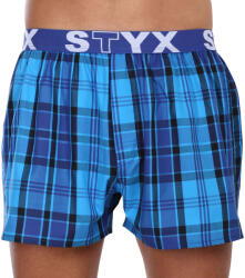 Styx Férfi bő szárú boxeralsók Styx sportos gumipánt többszínben (B1005) S