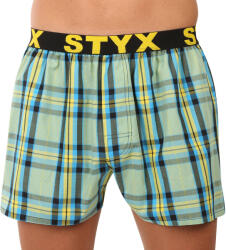 Styx Férfi bő szárú boxeralsó Styx sportos gumipánt többszínben (B1103) XL