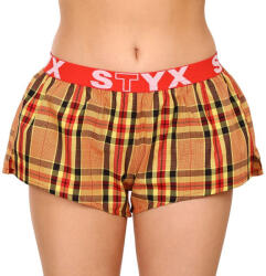 Styx Női bő szárú boxeralsók Styx sportos gumipánt többszínű (T921) S