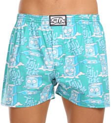 Styx férfi bő szárú boxeralsó Styx art klasszikus gumipánt jégkocka (A1657) XXL